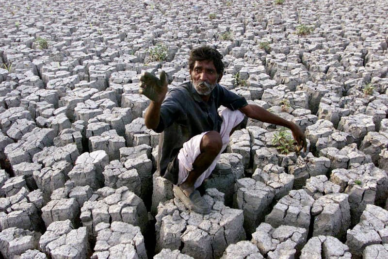 Sarvesh Mishra in Marathwada drought zone
