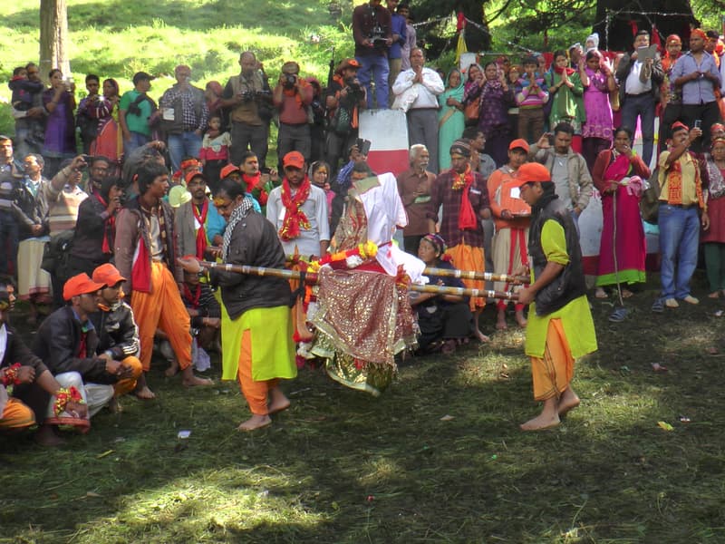 Sarvesh Mishra covering Nanda Raj Jat Yatra