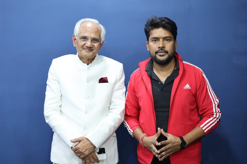 Sarvesh Mishra with Dr Nk Sharma